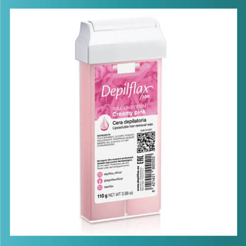 Cera Depilatoria Rollon Creamy Pink 110g – Depilflax