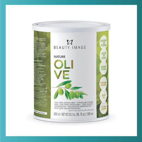 Cera Depilación Oliva Lata 800g – Beauty Image