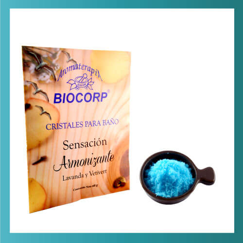 Cristales Para Baño Sensación Armonizante 60g – Biocorp