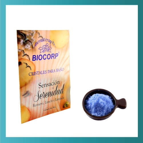 Cristales Para Baño Sensación Serenidad 60g – Biocorp