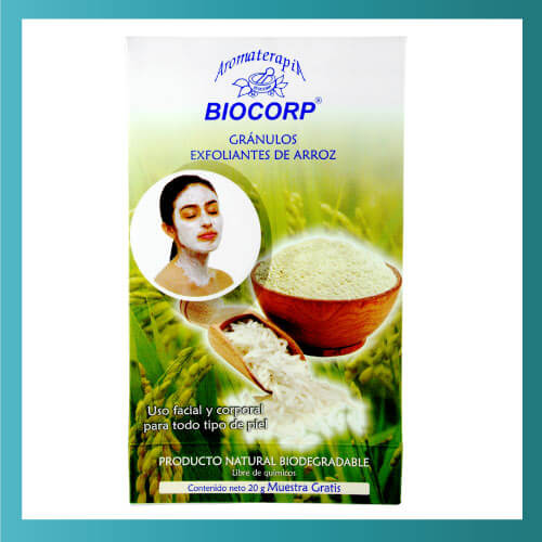 Gránulos Exfoliantes de Arroz 100g – Biocorp