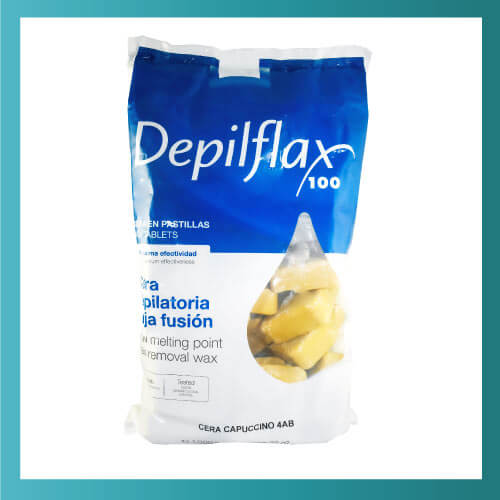 Cera Depilatoria Cappuccino en Pastillas Chicle 1000g – Depilflax