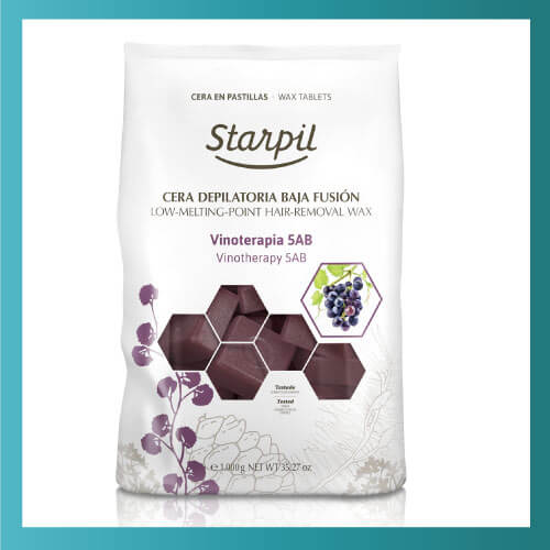Cera Depilatoria Vino Pastillas Chicle 1000g – Starpil