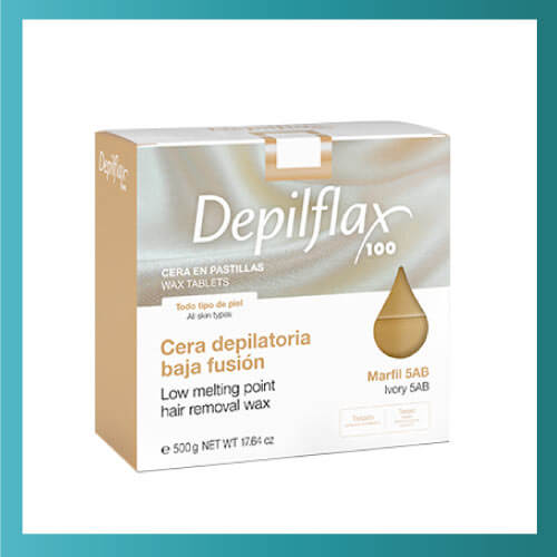 Cera Depilatoria Marfil en Caja 500g – Depilflax