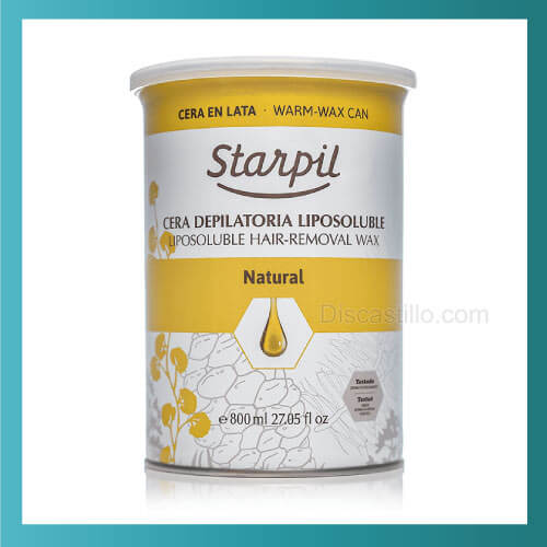 Cera Depilatoria Natural Lata 800ml – Starpil