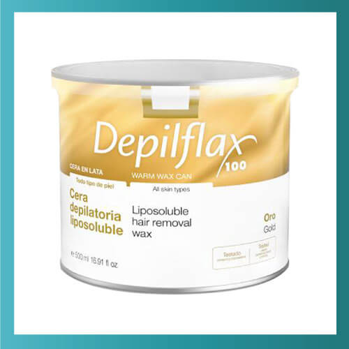 Cera Depilatoria Oro en Lata 500ml – Depilflax