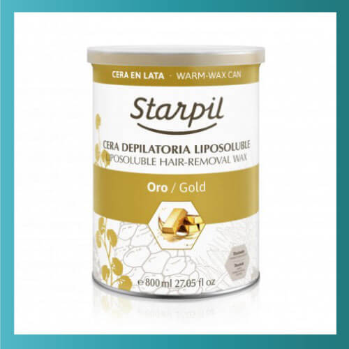 Cera Depilatoria Oro Lata 800ml – Starpil