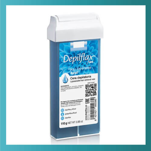 Cera Depilatoria Rollon Azul 110g – Depilflax