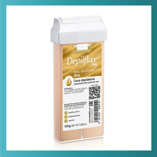 Cera Depilatoria Rollon Oro 110g – Depilflax