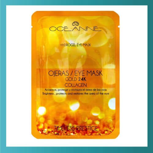 Mascarilla para Ojeras de Oro 24k + Colágeno – Oceanne Beauty