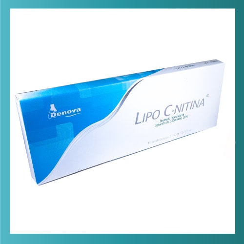 Lipo C-Nitina Solución de L-Carnitina 20% Caja x 10 ampollas de 5ml – Denova