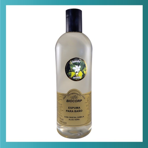 Espuma Baño Jazmín Con Aloe Vera 500g - Biocorp