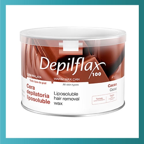 Cera Depilatoria Cacao en Lata 400ml - Depilflax