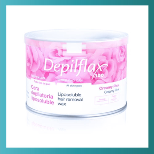 Cera Depilatoria Creamy Pink en Lata 400ml - Depilflax