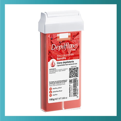 Cera Depilatoria Rollon Sandia 110g - Depilflax