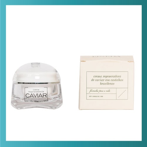Crema Regeneradora de Caviar con Castañas 30g – Pineda